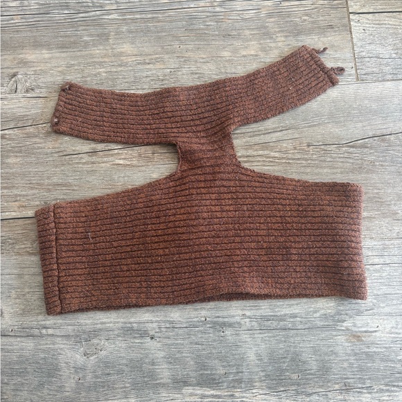Urban Outfitters Tops - Urban Outfitters Brown Knit Tube Top